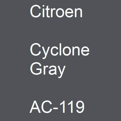 Citroen, Cyclone Gray, AC-119.